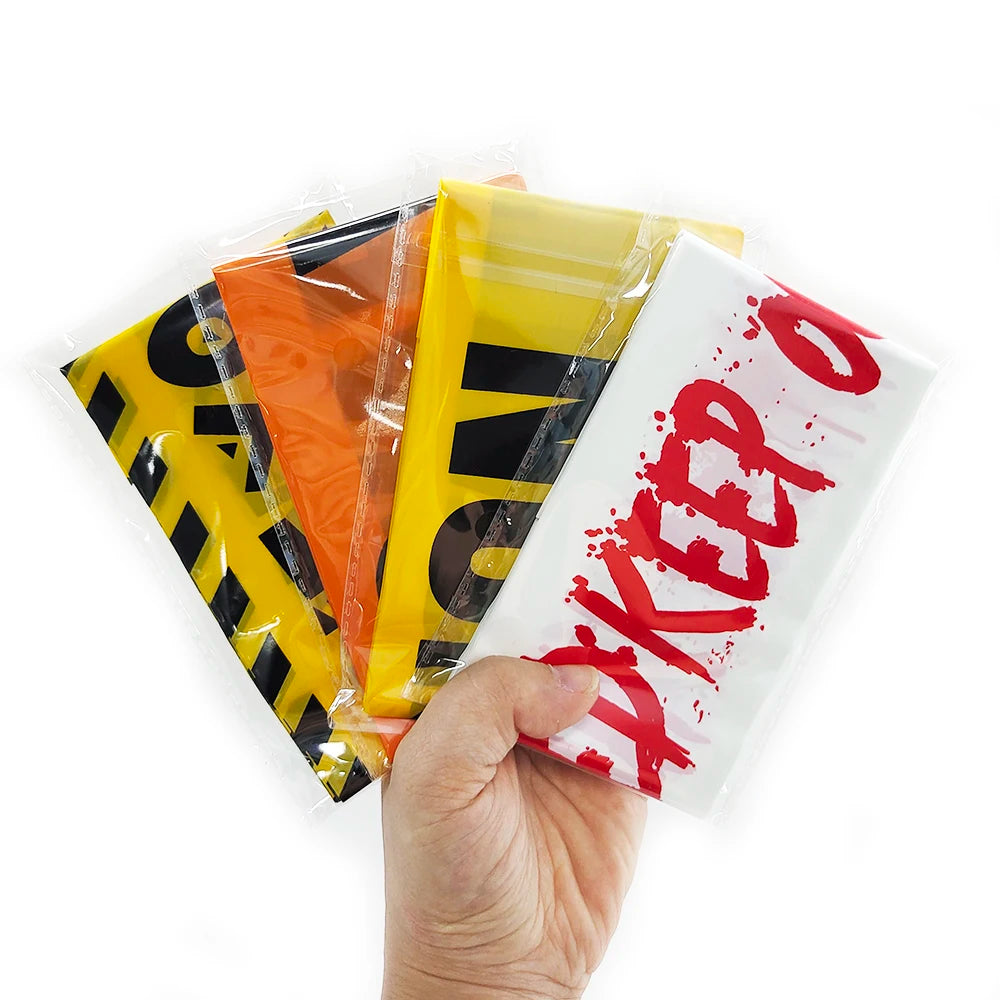 Halloween Warning Tape Signs Banner Halloween Party Props Window Prop Danger Warning Line Halloween Party Decoration Supplies - Charlie Dolly