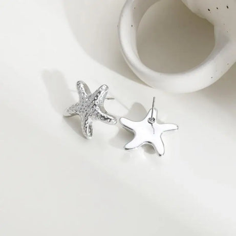Pearl, Conch and Starfish Cute Boho Earrings