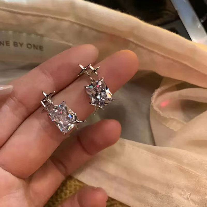 Cool Y2K Star Drop Earrings Hot Girl Harajuku Creative Planet Pearl Crystal Stars Earings Korean Fashion for Women Punk Jewelry - Charlie Dolly