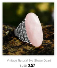 Vintage Plumflower Natural Jades Quartz Earrings For Women Antique Silver Plated Lapis Lazuli Tiger Eye Stone Fashion Earring