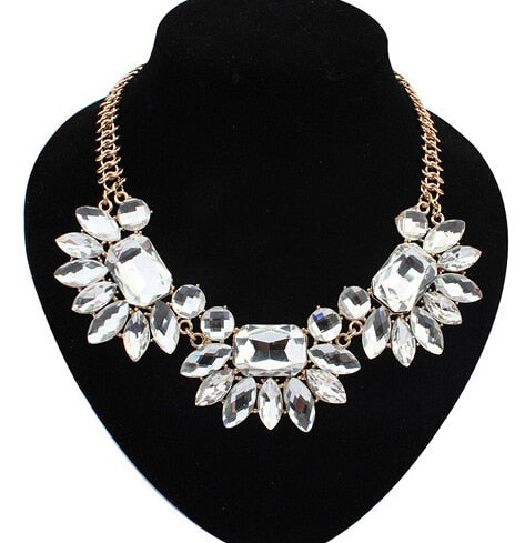 Vintage Jewelry Wholesale Gem Choker Necklace Woman Charm Statement Retro Necklaces &amp; Pendants Gift - Charlie Dolly