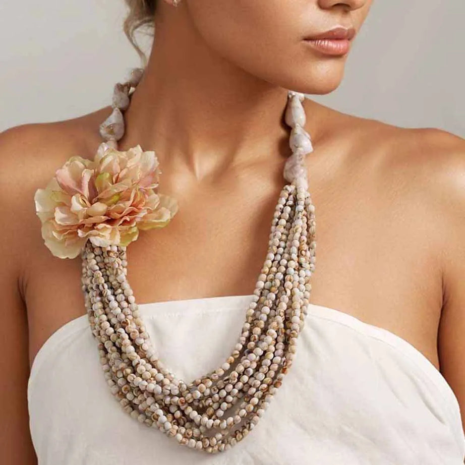 Handmade Bead Multilayer Long Necklace Jewelry