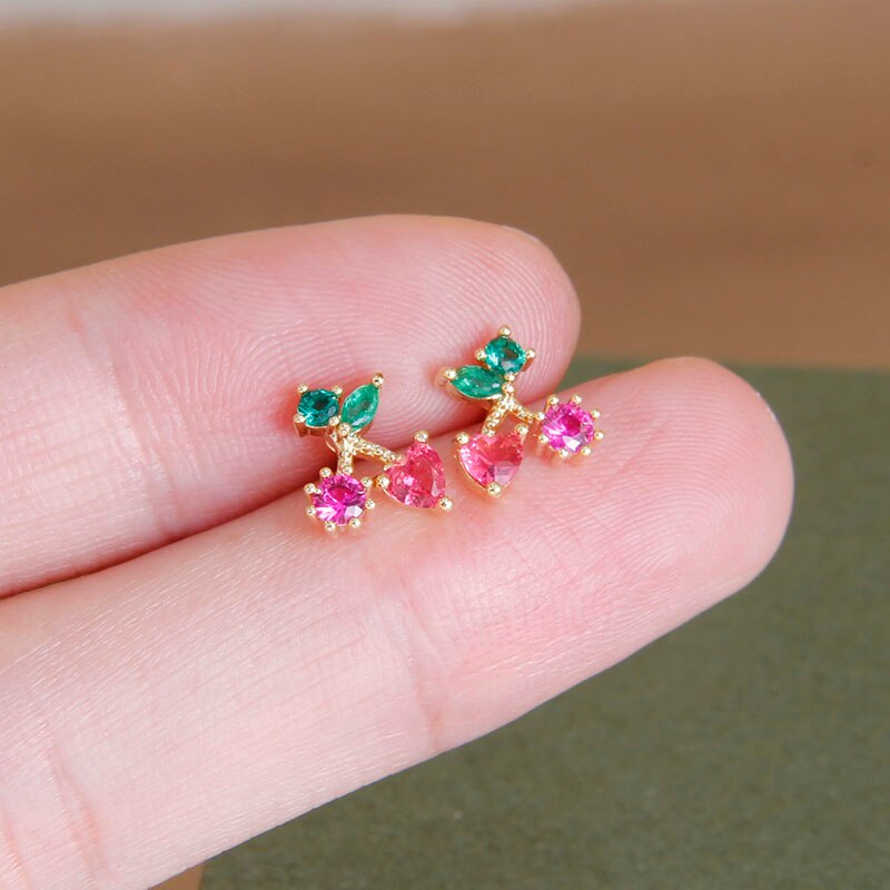 Sight Cute Opal Dolphin Earrings  Fashion Brand Jewelry Delicate Crystal Ocean Animal Stud Earrings for Women Gift - Charlie Dolly