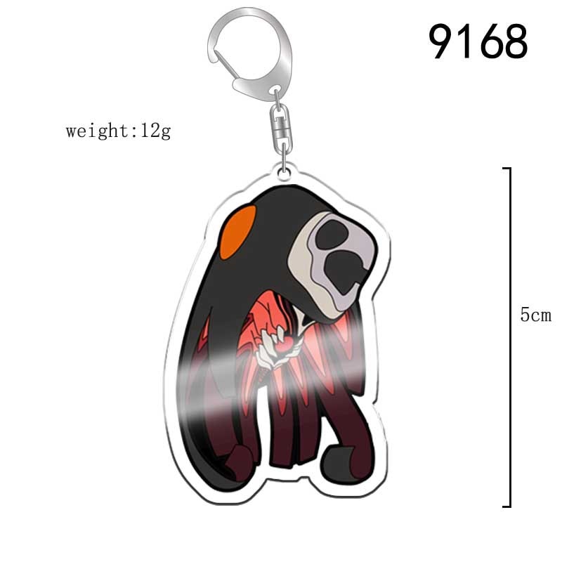 Anime EVA Keychain Cute Q Version Characters Cartoon Print Acrylic Key Chain Ring Holder Bag Charm Classic Jewelry Teens Gift - Charlie Dolly