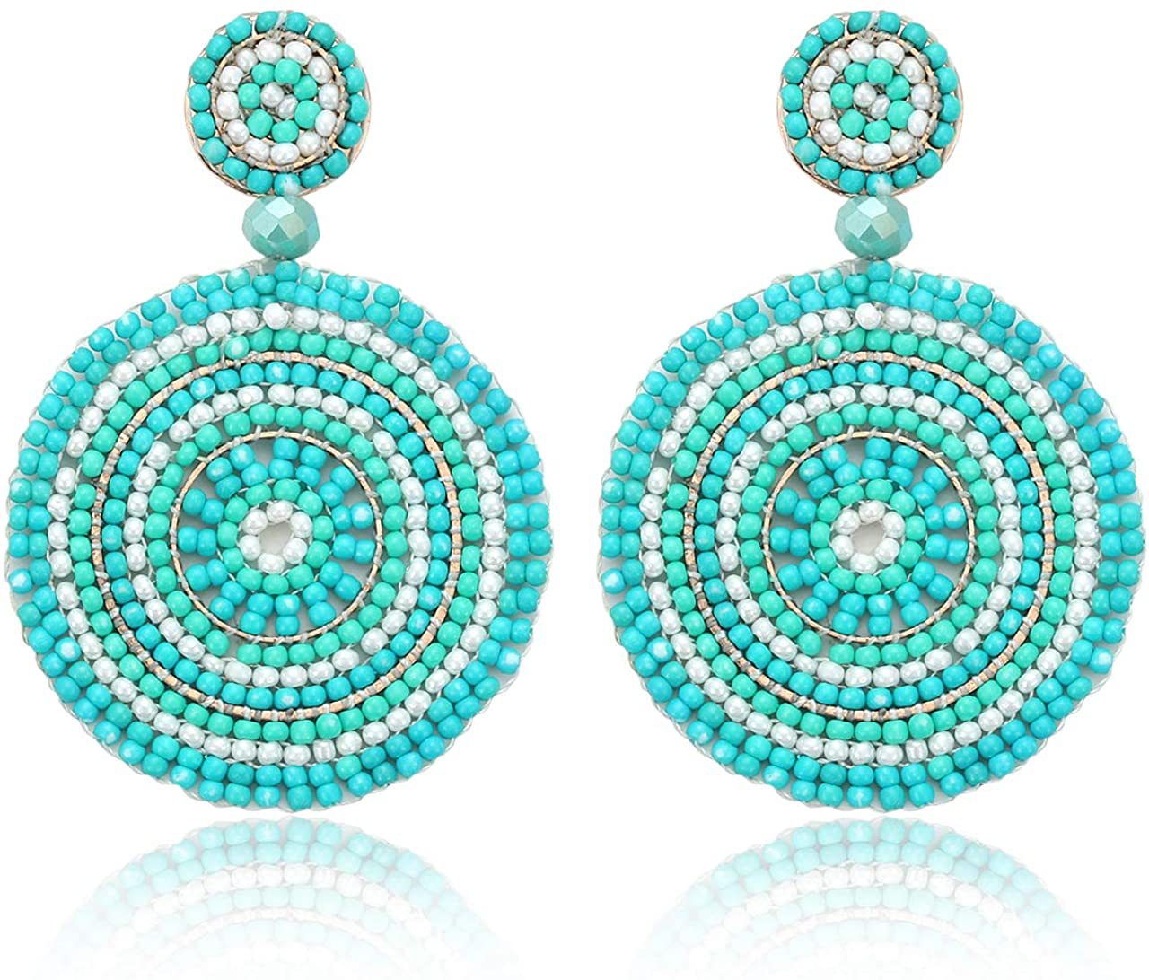 Top Quality Round Popular Earrings Handmade Jewelry Retro Ethnic Ladies Bohemian Earring - Charlie Dolly