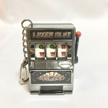 Keychain Toy Fruit Machine Slot Machine Key Chain Fun Creative Car Jewelry Key Chain Jewelry Wholesale
