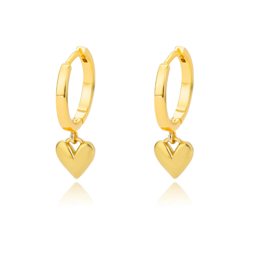 Colorful Heart Earrings For Women Stainless Steel Enamel Metal Heart Stud Earring Femme Party Valentine Boho Jewelry Gift 2025