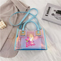 Barbie Princess Summer Transparent Handbag Anime Y2K Girls Lasers Beach Bag Shoulder Bag Ladies Tote Bags Pu Messenger Organizer - Charlie Dolly