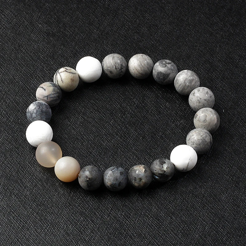 Galaxy Solar System Bracelet Men Universe Nine Planets Natural Stone Stars Earth Moon Bracelets for Women Fashion Couple Jewelry