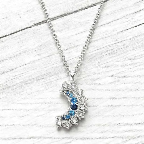 Sun & Moon Couple Necklace, Matching Celestial Pendant for Partners