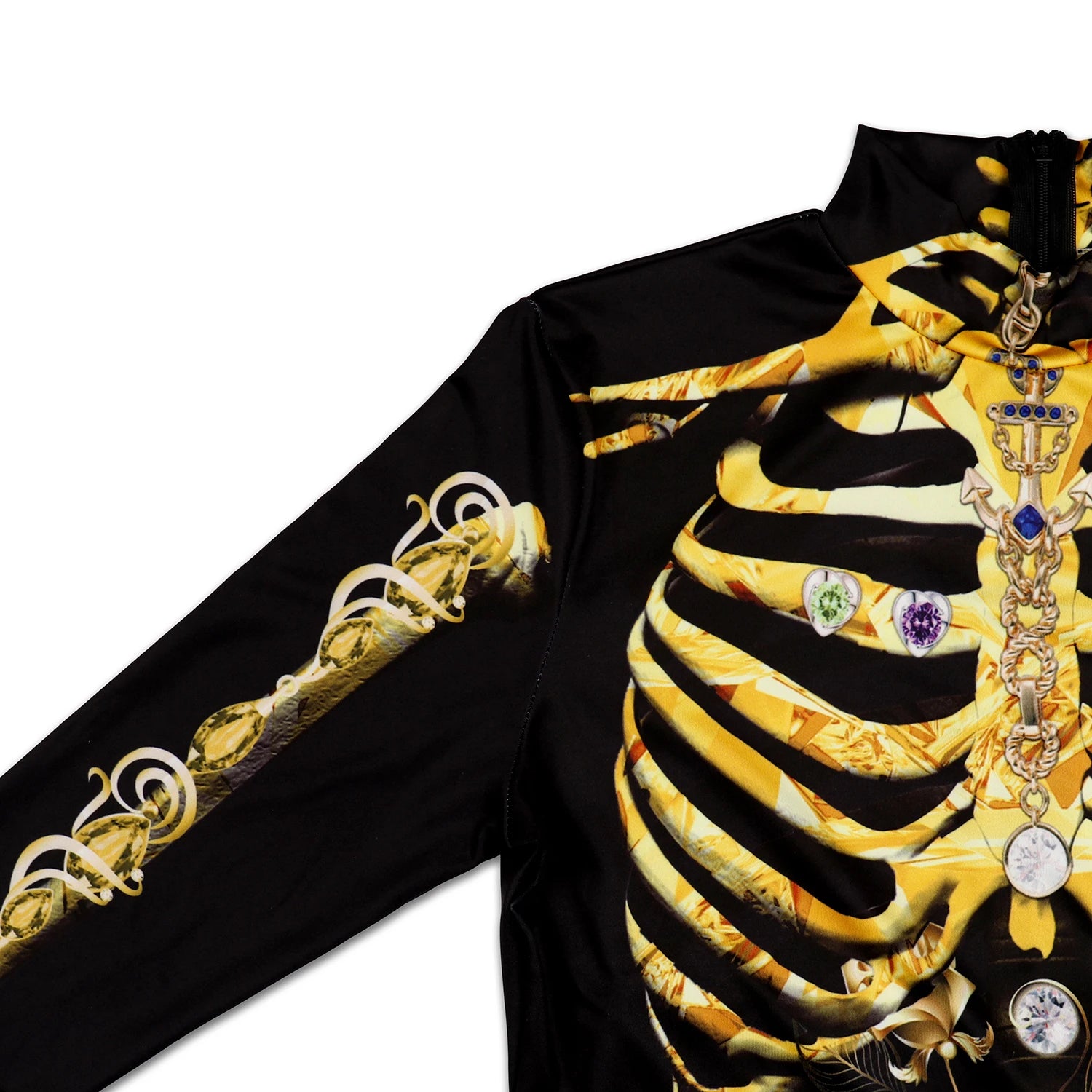 [You're My Secret] Halloween Costume For Women 3D Printed Skeleton Uniform Carnival Sexy Cosplay Outfit Fancy Dresses 2023 Party - Charlie Dolly