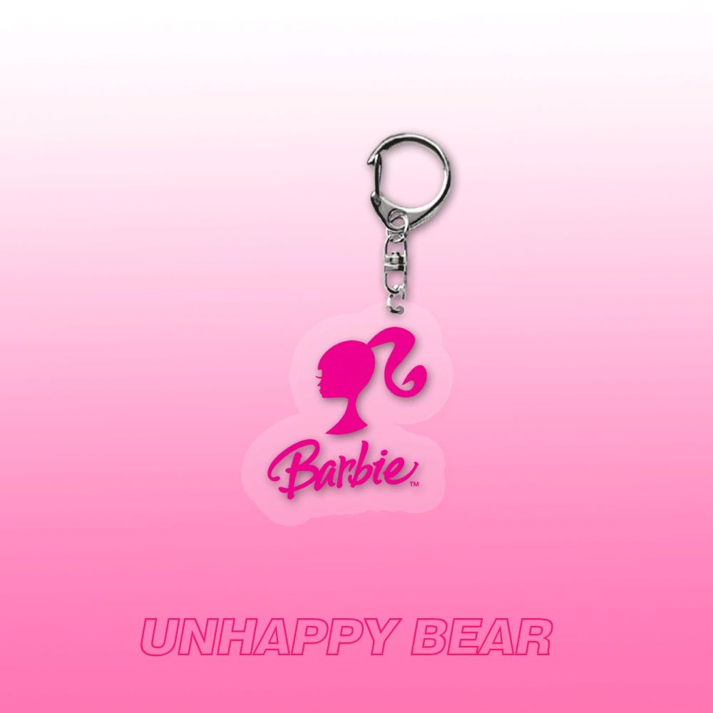 Barbie Kawaii Retro Keychain Anime Fashion Doll Acrylic Key Chain Girls Cartoon Bag Pendant Keyring Jewelry Accessories Gift Toy - Charlie Dolly