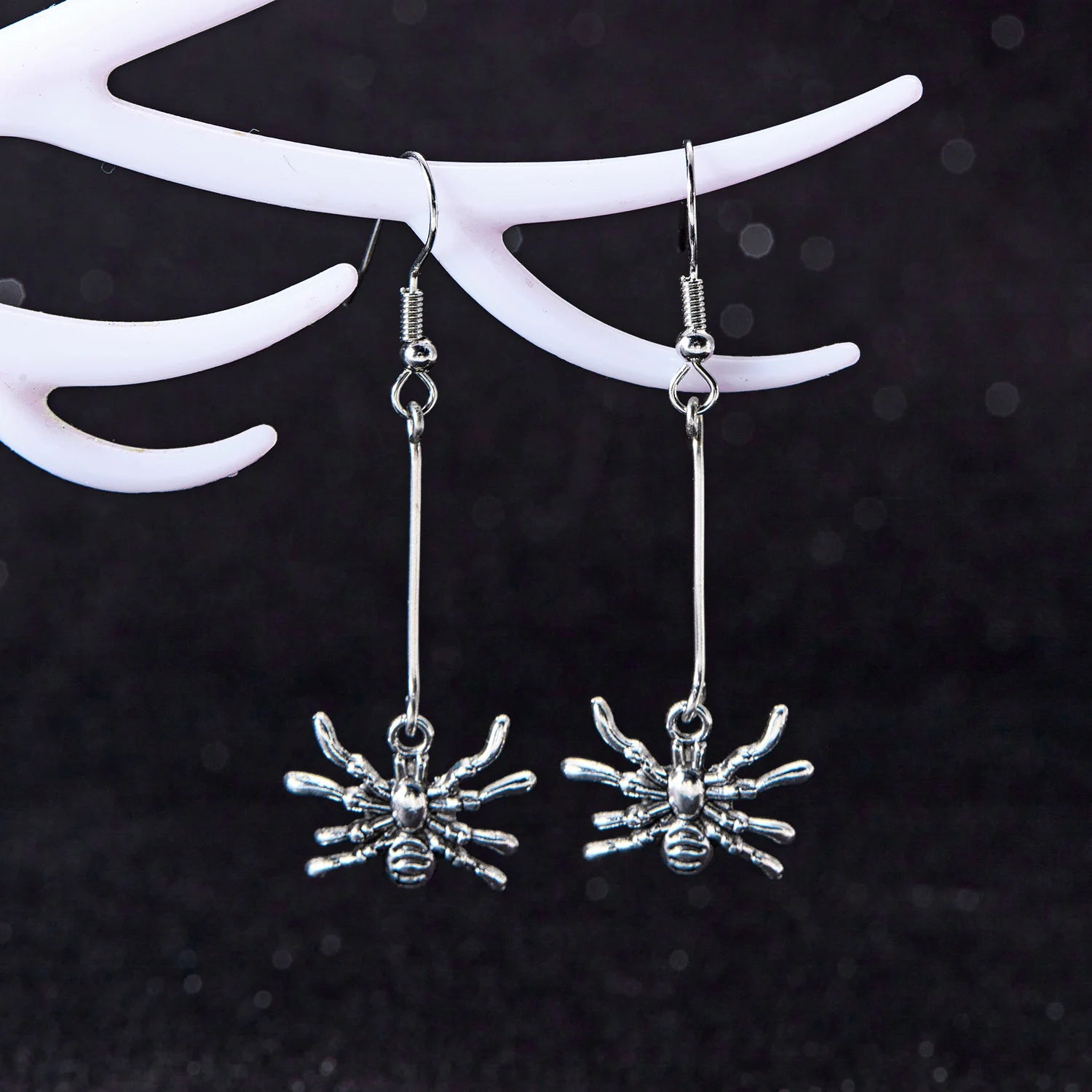 Cute Halloween Dangle Ghost Stud Earrings for Women Fashion Bat Spider Web Cat Pumpkin Star Drop Ear Jewelry Statement Bijoux - Charlie Dolly