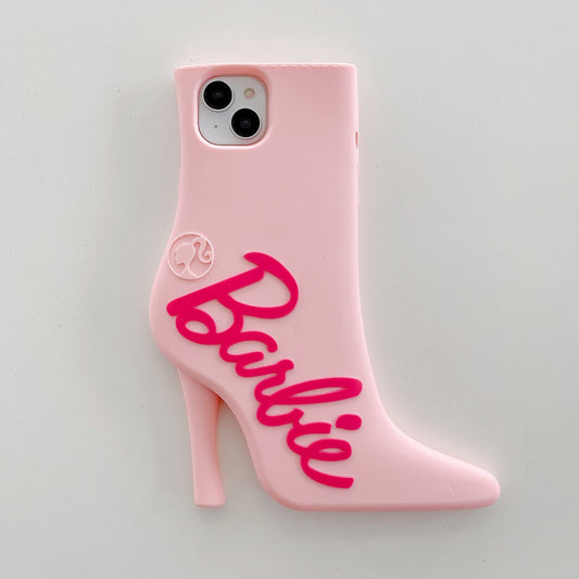 Personality Barbie High Heels Smartphone Shell Y2K Girls Iphone 14Promax Case Fashion Women Soft 13 12 Xr Cell Holder Ins Gifts - Charlie Dolly