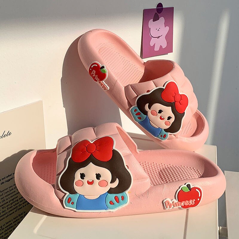 Cute Rabbit Slippers Women Indoor Home Bathroom Anti-slip Slides Shoes Soft Sole Beach Summer Sandals Women Slippers - Charlie Dolly