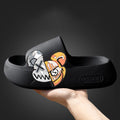 Mo Dou 2023 New Summer Slippers Cute Dog Sticker Thick Sole Soft Women Sandals Bathroom Beach Indoor Outdoor Men Slides Cool - Charlie Dolly