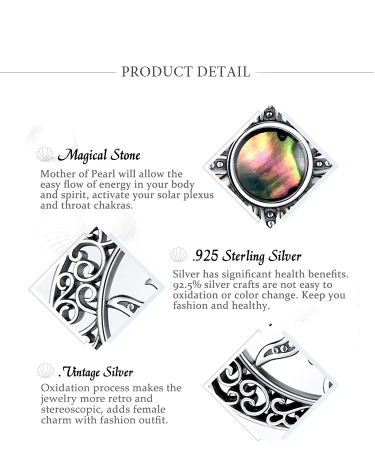 EUDORA 925 Sterling Silver Sun Moon Necklace for Women Man  Pentagram Viking Celtic knot Moon Pendant Fine Jewelry party Gift