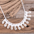 Women Shells Choker Necklaces Natural Sea Cowrie Shell Rope Chain Choker Necklace Summer Jewelry Girl Friendship Gifts Handmade - Charlie Dolly
