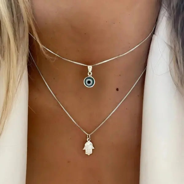 Sequin Tassel Star Moon Layered Choker Necklace Jewelry