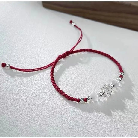 Lotus Flower Yoga Necklace & Bracelet Set, Meditation Talisman