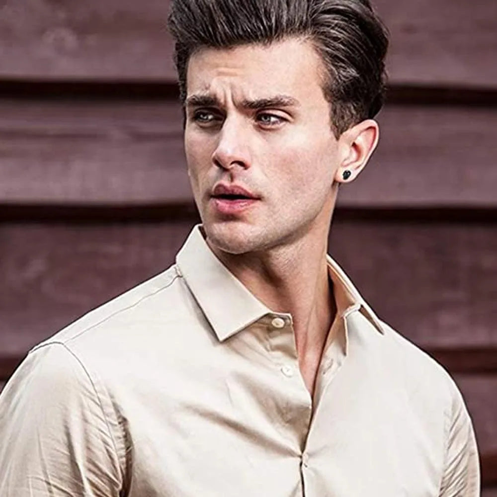 2023 Halloween Skull Stud Earrings for Men Women Punk Hip-hop Creative Metal Skeleton Mini Earrings Accessories Wholesale - Charlie Dolly