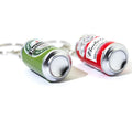 Simulation Canned Beer Keychain Mini Drink Bottle Key Ring Bag Pendant Jewelry Car Key Trinket Accessories Couples - Charlie Dolly