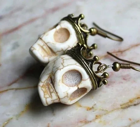 Goth Sun Ghost Star Ghost Earrings Halloween Handmade Earrings Resin Gothic Punk Style Horror Woman Witches Jewelry Dangle Gift - Charlie Dolly
