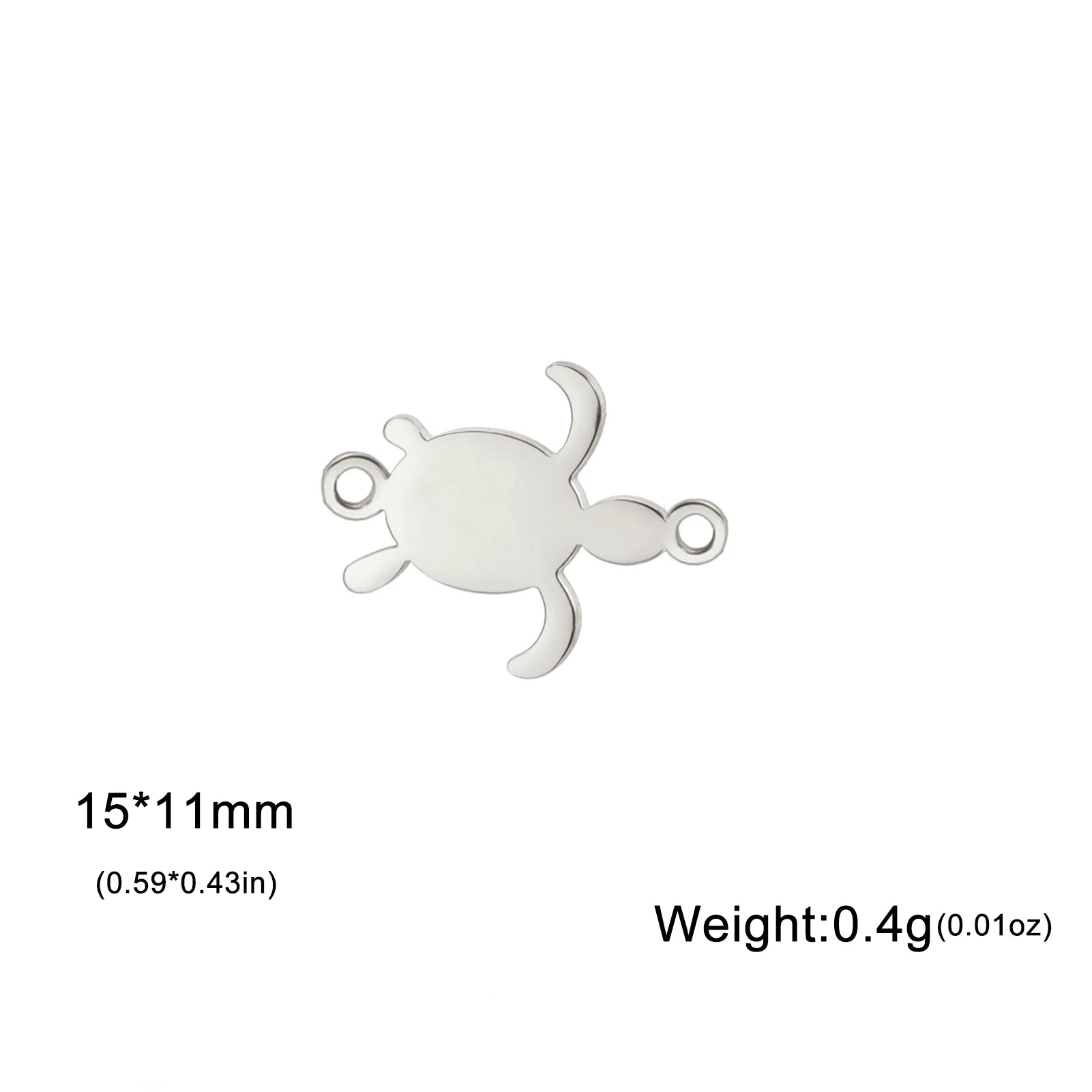 5 pieces of lotus shell stainless steel bracelet pendant necklace small sun shell pendant DIY necklace bracelet earrings jewelry