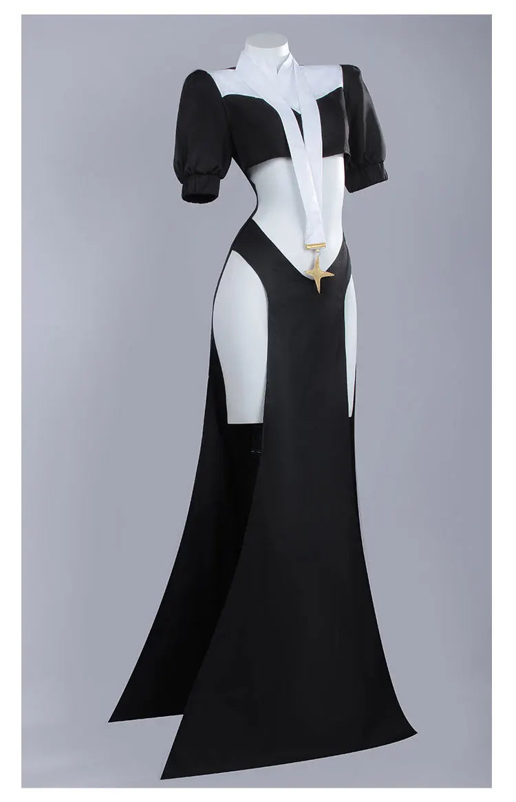 Gushing Over Magical Girls Anime Sister Gigant Cosplay Combat Costume Sexy Women's Nun Role Play Dress Outfit Halloween Party - Charlie Dolly