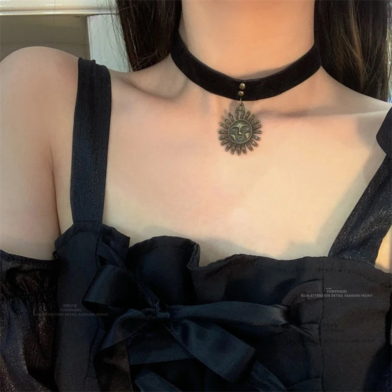 Girls Movie Leon Mathilda Choker Leon The Professional Cosplay Necklace For Women Gothic Jewellry Halloween Collares Kpop Props - Charlie Dolly