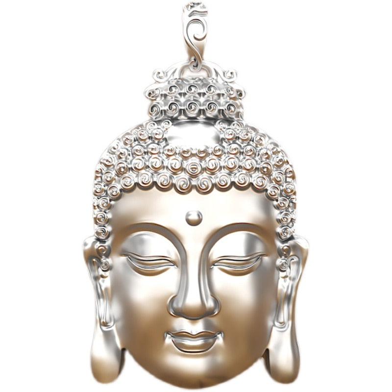 HX Buddha Pendant with Rope Men and Women Tathagata Buddha Buddha Head Buddha Necklace Pendants and Necklaces Man Jewelry Male - Charlie Dolly