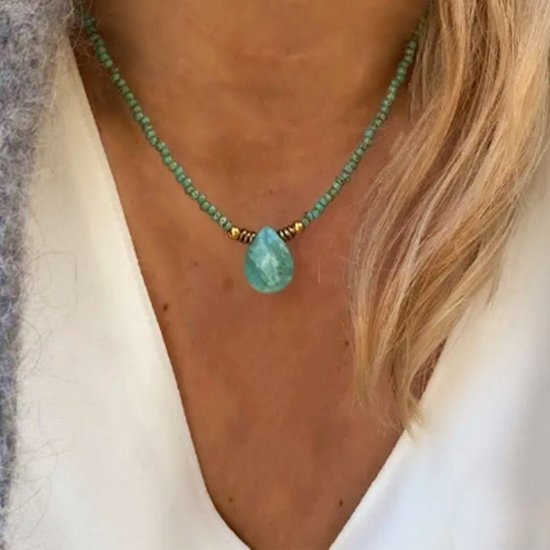 2023 Fashion Classic Stainless Steel Water Drop Chain Necklace Handmade High Quality Choker For Man Women Wild Minimalist Collar - Charlie Dolly