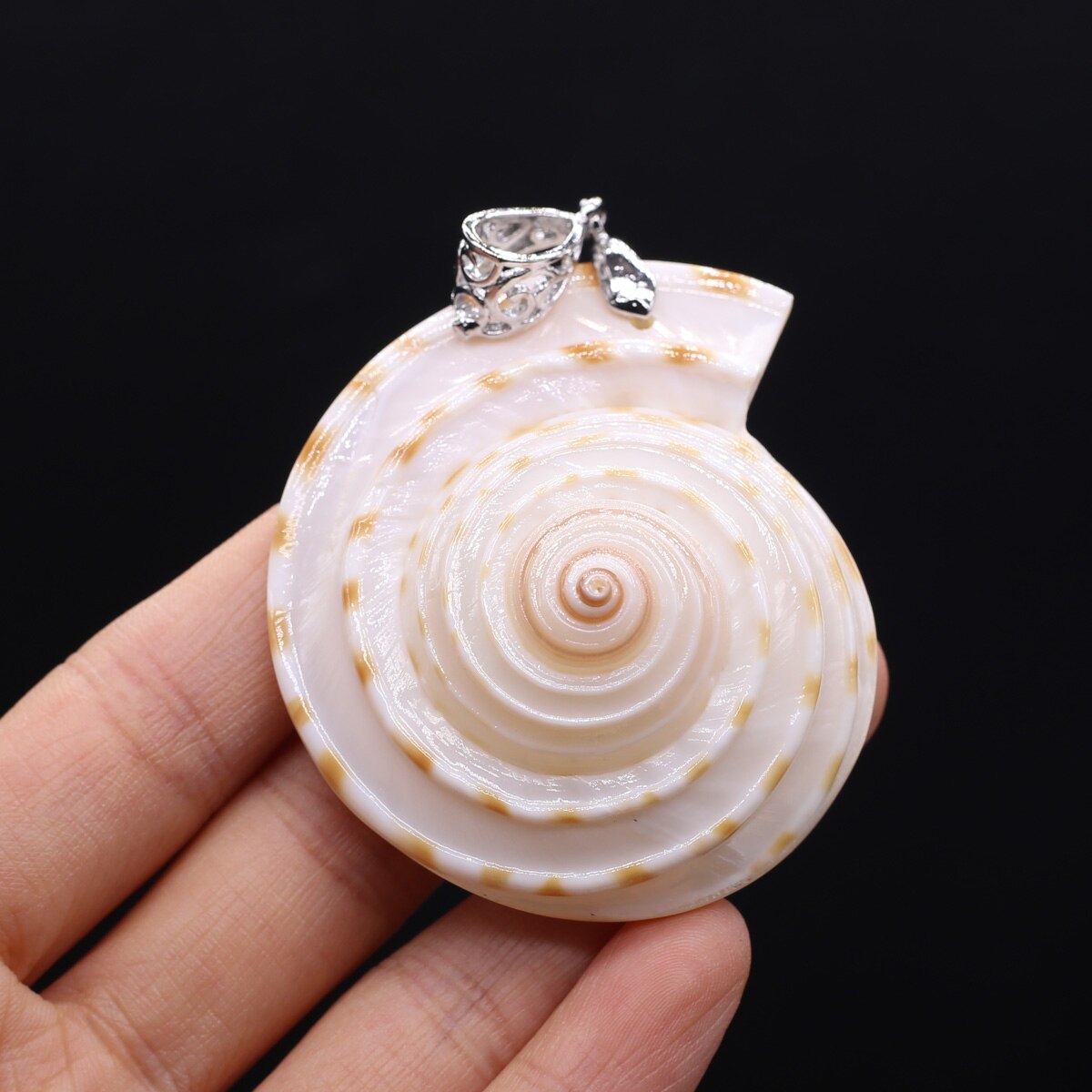 1PCS Vintage Exquisite Snail Pendant Natural Shell Conch DIY Jewelry Leather Rope Necklace Accessories Gift Wholesale - Charlie Dolly