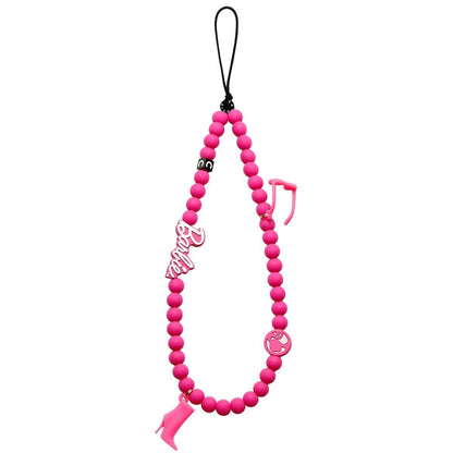Barbie Fashion Mobile Phone Case Chain Kawaii Cartoon Girls Anti-Lost Telephone Lanyard Strap Candy Color Pendant Key Chain Gift