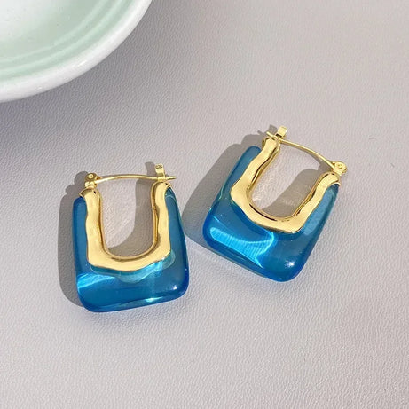 بوهو الأبيض قذيفة محظوظ خمسة البتلة قرط صغير زهري للنساء Ladie الكلاسيكية خمر شكل قلب كريستال مجوهرات مأدبة الحفلات
