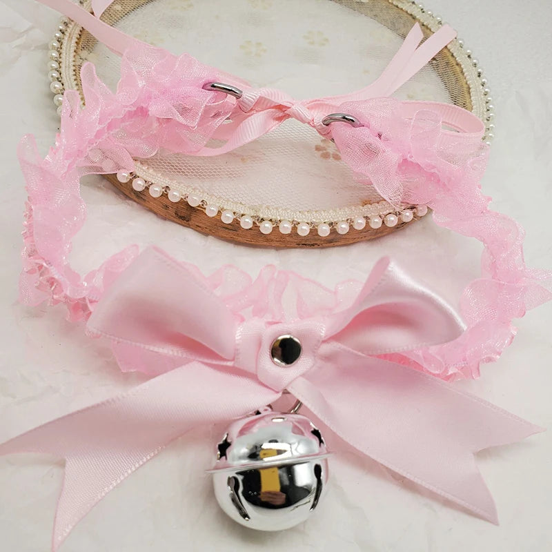 Women's Gothic Lace Choker Necklace Retro White Velvet Clavicle Chain Punk Collar Choker Steampunk Party Halloween Jewelry Gift - Charlie Dolly