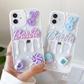 Anime Barbie Transparent Phone Case for Iphone 11 12 13 14 Pro Max X Xs 7 8 Plus Se Mini Kawaii Cartoon Phone Cover Accessories - Charlie Dolly