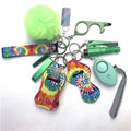 11pcs Self Defense Keychain Multi Use Keyring Alarm Self Rescue in Danger Jewelry Set for Women - Charlie Dolly