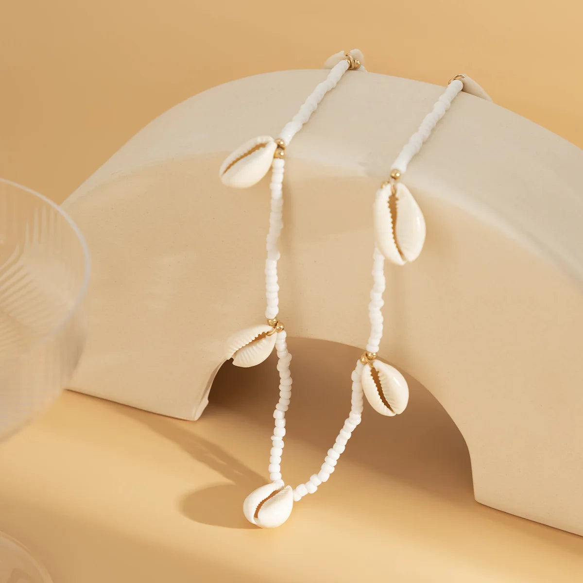 European American Sexy Handmade Colour Beads Shell Waist Belly Belt Chain Irregular Natural Stone Belly Chains Boho Body Jewelry