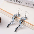 Fashion metal Tanjiro Earrings Demon Slayer Earrings Anime Cosplay Props Drop Long  Earrings for man Women Jewelry Style - Charlie Dolly