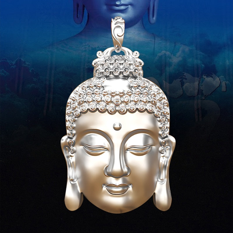 HX Buddha Pendant with Rope Men and Women Tathagata Buddha Buddha Head Buddha Necklace Pendants and Necklaces Man Jewelry Male - Charlie Dolly