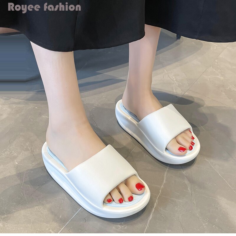Sandals Women 2022 Flip Flops House Slippers Women Sandals Beach Bubble Slides Women Shoes for Women Cloud Slippers chanclas muj - Charlie Dolly