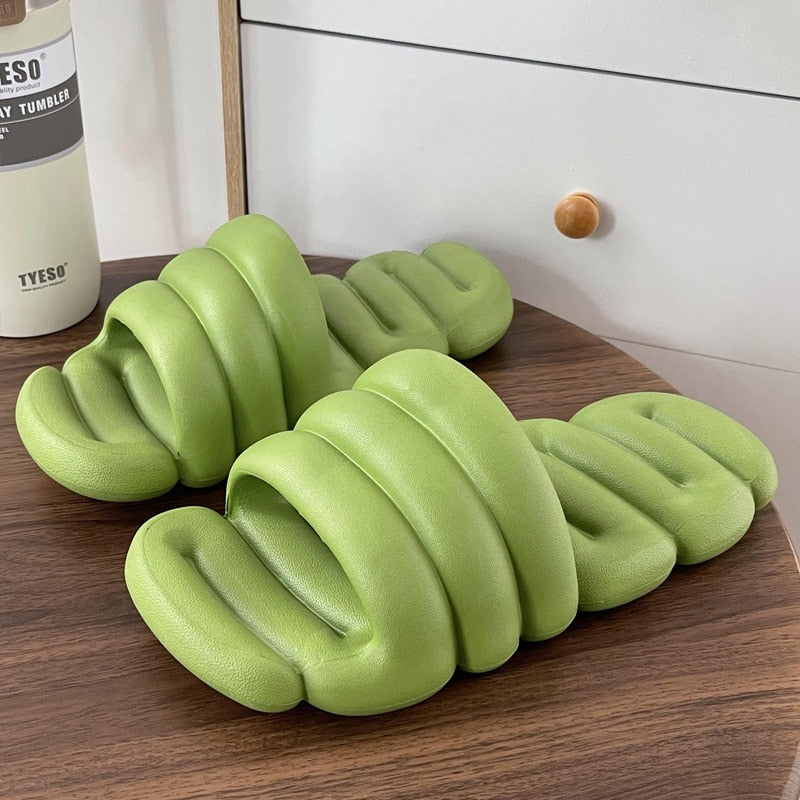 Women's Slippers Summer Designer Bubble Slides Soft Massage Sole Fashion Women Sandals Indoor Bathroom Comfort Fashion Slipper - Charlie Dolly