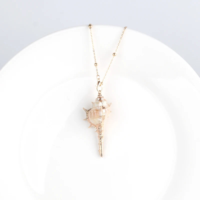 2023 بوهو نمط قوقعة قلادة البحر شاطئ شل قلادة قلادة للنساء مجوهرات صيفية بنات هدايا الحفلات