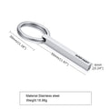 Customized SUPER DADDY Keychains for Men,Stainless Steel Vertical Bar Cuboid Keychain To Dad Drive Safe Gift to Family BFF - Charlie Dolly