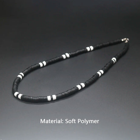 Tribal Coconut and Puka Shell Boho Necklace for Men