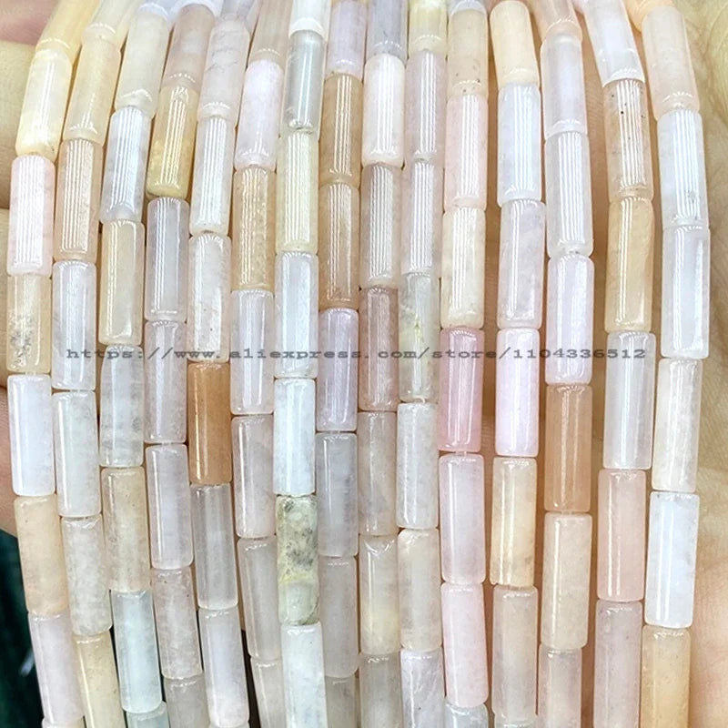 4x13mm Tube Natural Stone AA Lapis Lazuli Loose Spacer Beads for Jewelry Making Diy Bracelet Charms Earrings Accessories