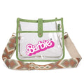 Fashion Ladies Barbie Letter Shoulder Bag Anime Kawaii Princess Female Candy Color Transparent Pvc Square Bag Women Handbag - Charlie Dolly