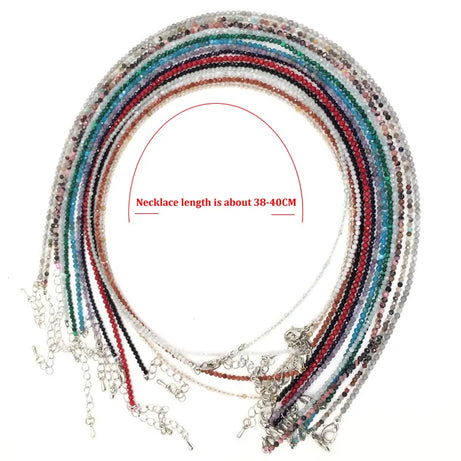 2mm Gemstone Beaded Necklace & Bracelet