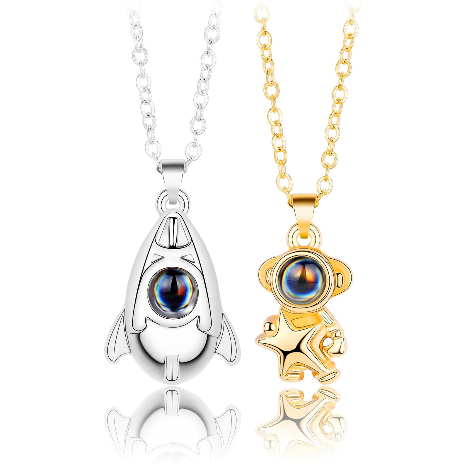 I Love You Necklace 100 Languages Projection Necklace With Picture Inside Pendant Necklace For Mom And Lover Romantic Gifts For - Charlie Dolly